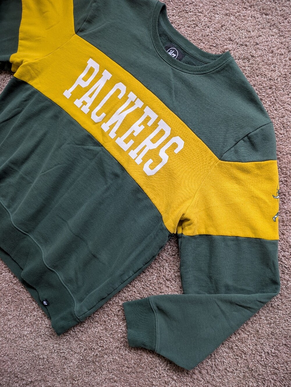 '47 Brand Green Bay Packers Crewneck Women's XXL - Picture 2 of 11